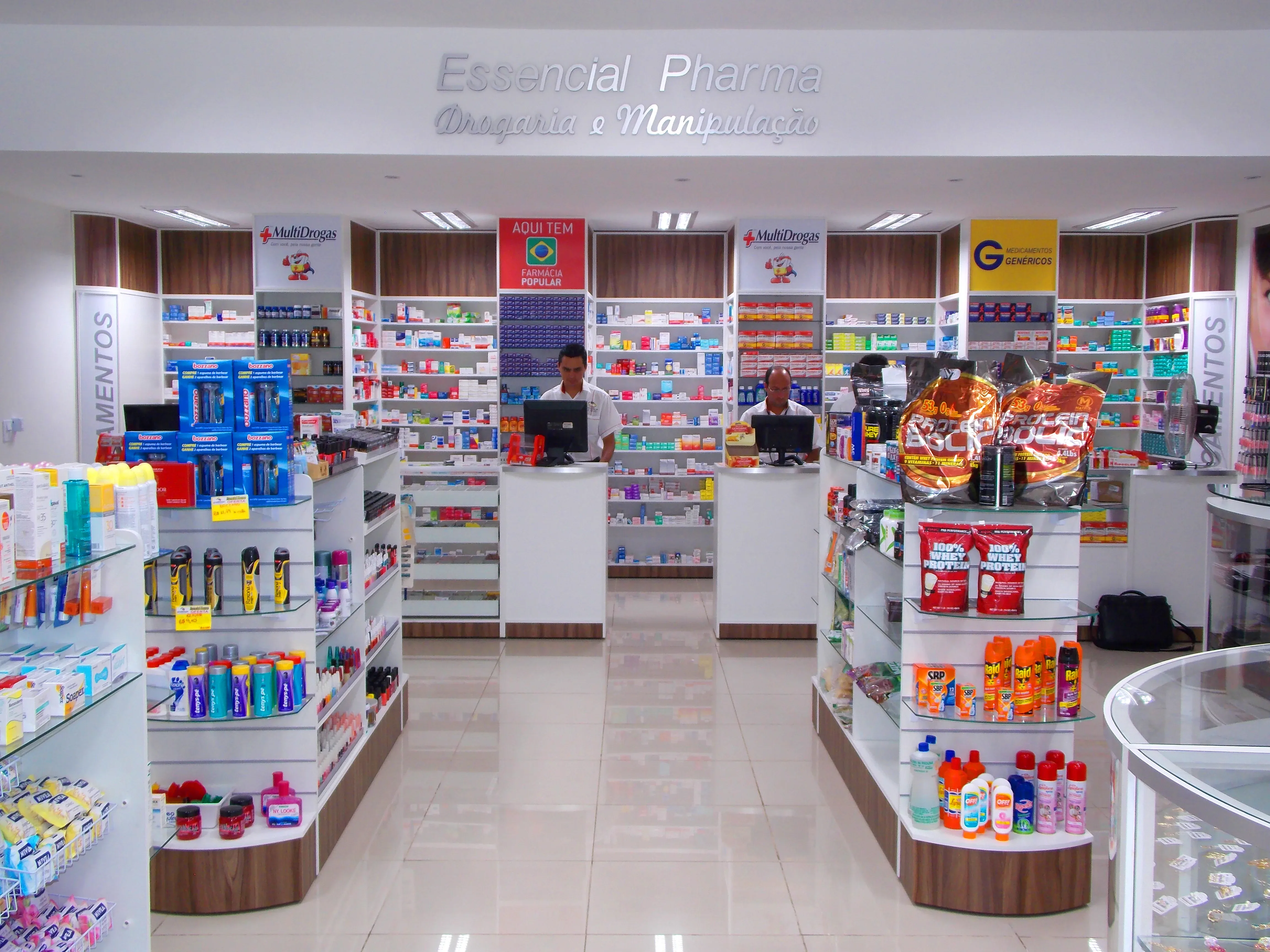 Projeto de farmácia e drogaria instalado pela Tempercom