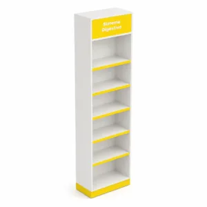 Módulo MIP sistema digestivo para farmácia 60x220x30cm amarelo