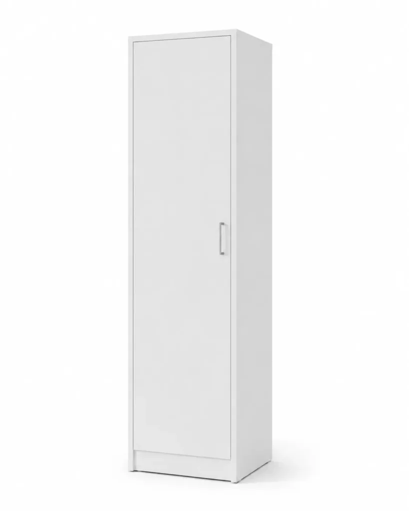 Módulo para Vestidos em MDF Branco 60 cm com Cabideiro