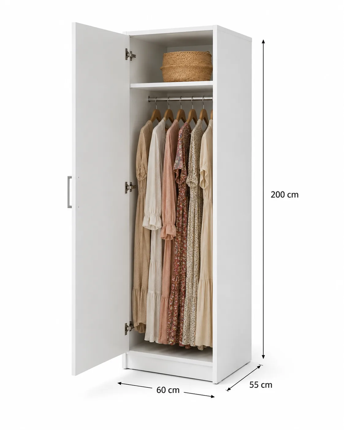 módulo para vestidos 60 cm aberto com cabideiro