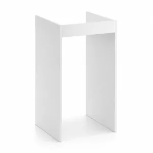 Provador de roupas para loja em MDF branco